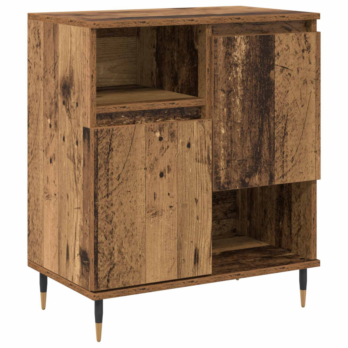 vidaXL Sideboards 2 pcs engineered wood white