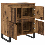 vidaXL Dressoirs 2 st bewerkt hout wit
