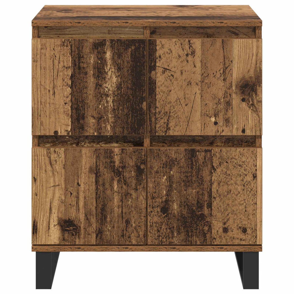 vidaXL Dressoirs 2 st bewerkt hout wit