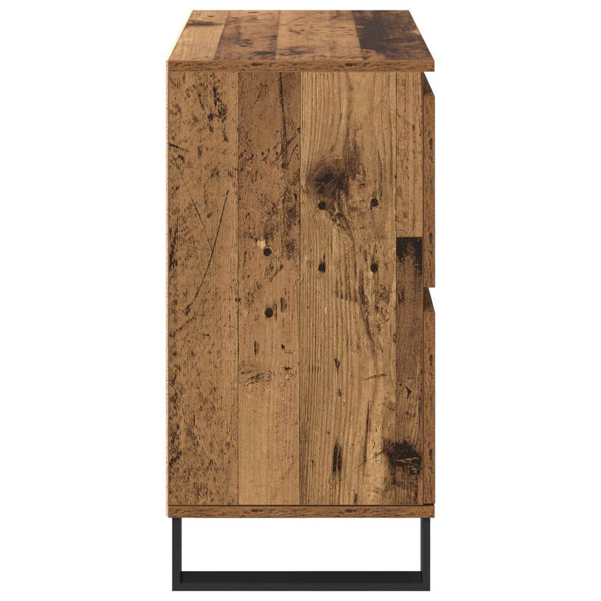 vidaXL Dressoirs 2 st bewerkt hout wit