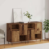 vidaXL Dressoirs 2 st bewerkt hout wit