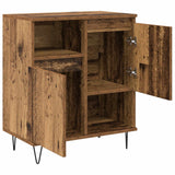 vidaXL Dressoirs 2 st bewerkt hout wit