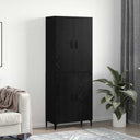 vidaXL Highboard 2 pcs Oud hout Bewerkt hout