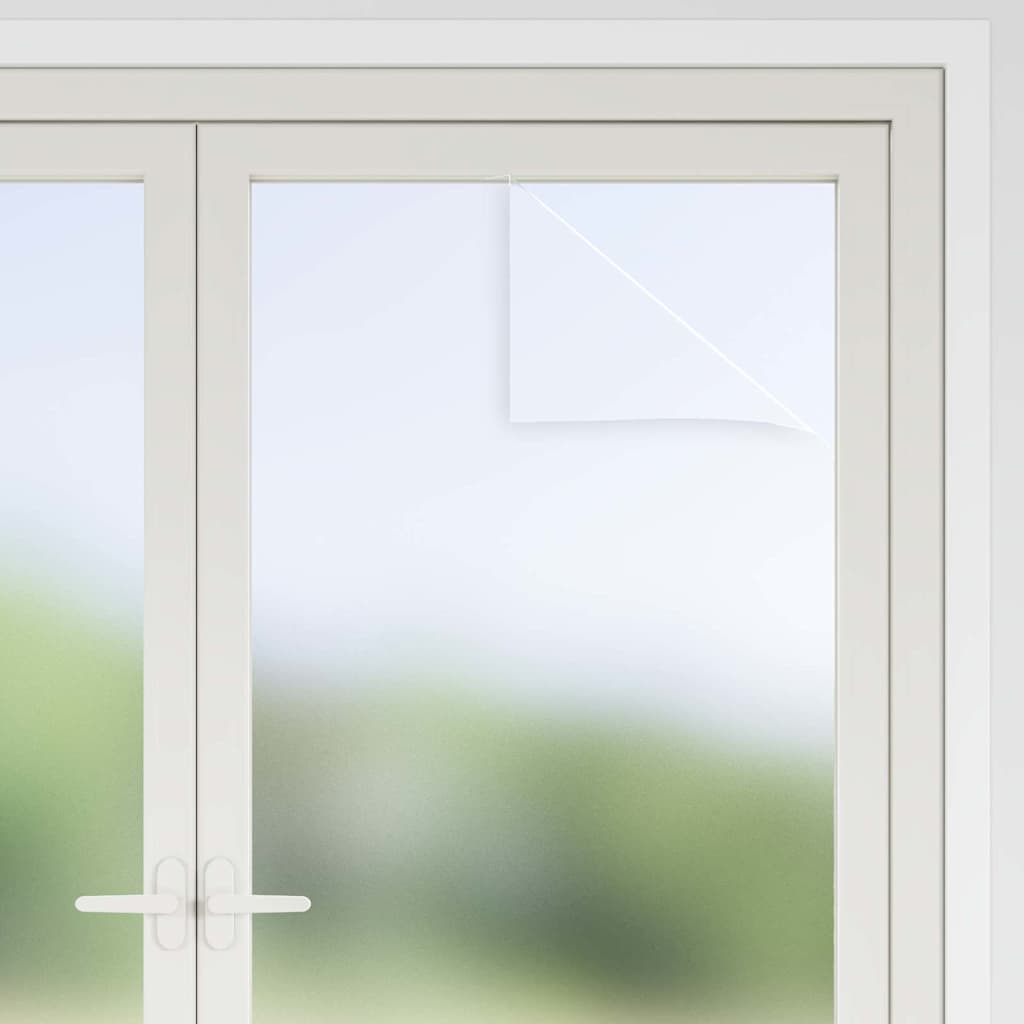 vidaXL Zelfklevend Raamfolie Frosted Grijs 45 x 2000 cm PVC