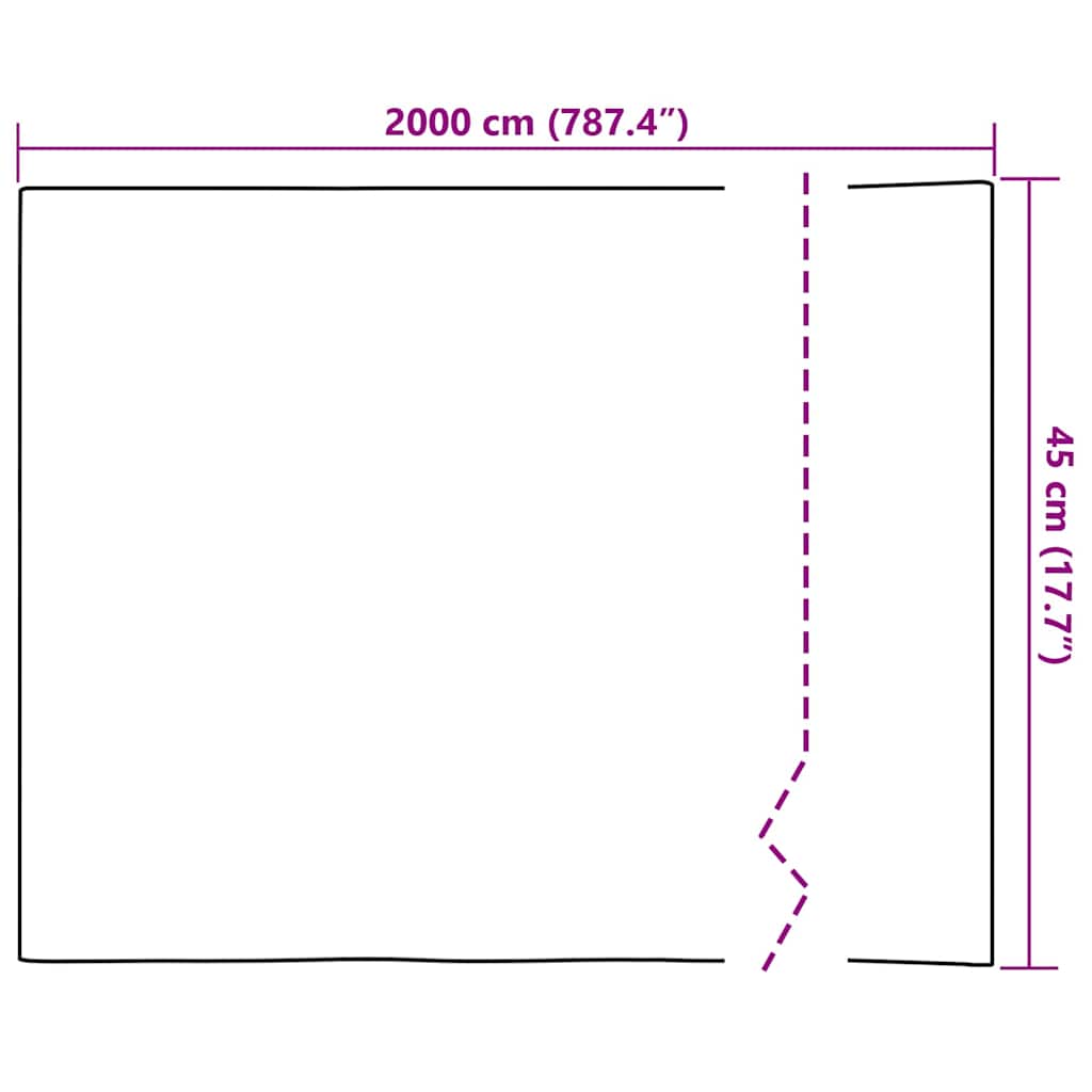 vidaXL Zelfklevend Raamfolie Frosted Grijs 45 x 2000 cm PVC