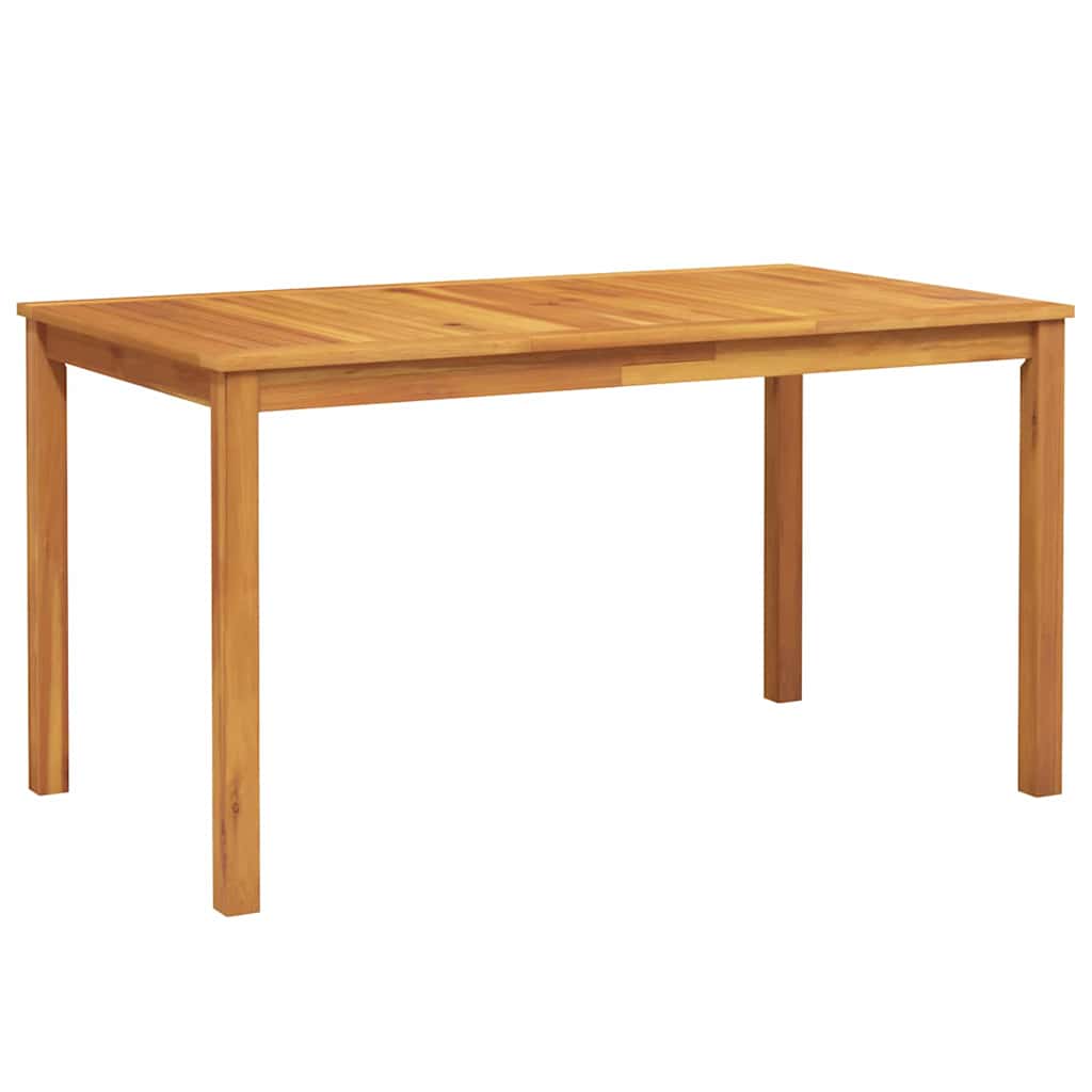 vidaXL 5-Piece Dining Set 140x80x74 cm Solid Acacia Wood
