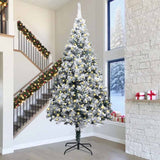 vidaXL Artificial Pre-Lit Christmas Tree Green 400 cm PVC