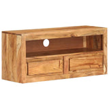 vidaXL Tv-meubels 2 st 88x30x40 cm massief acaciahout