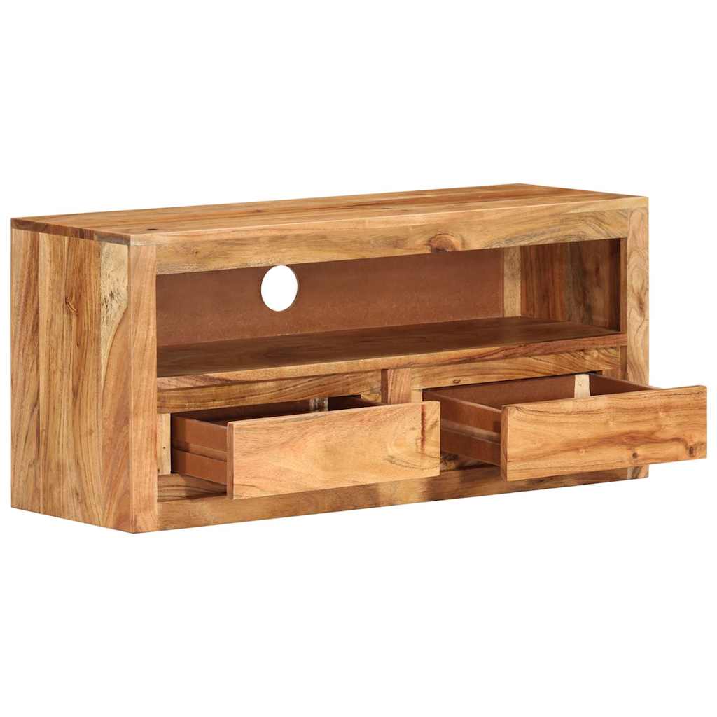 vidaXL Tv-meubels 2 st 88x30x40 cm massief acaciahout