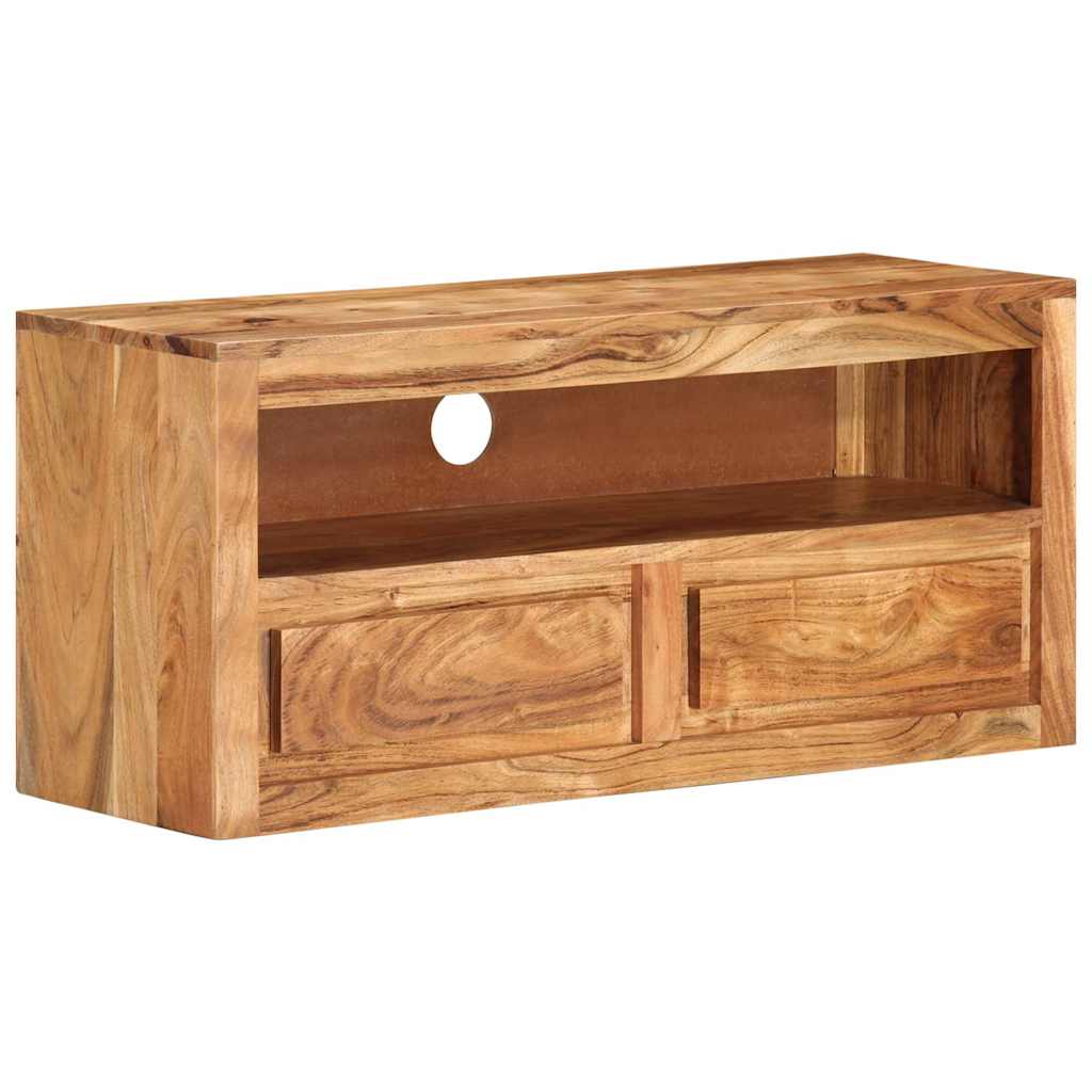vidaXL Tv-meubels 2 st 88x30x40 cm massief acaciahout