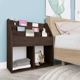 vidaXL Kindertijdschriftenrek 71x30x78,5 cm hout grijs en eikenkleur