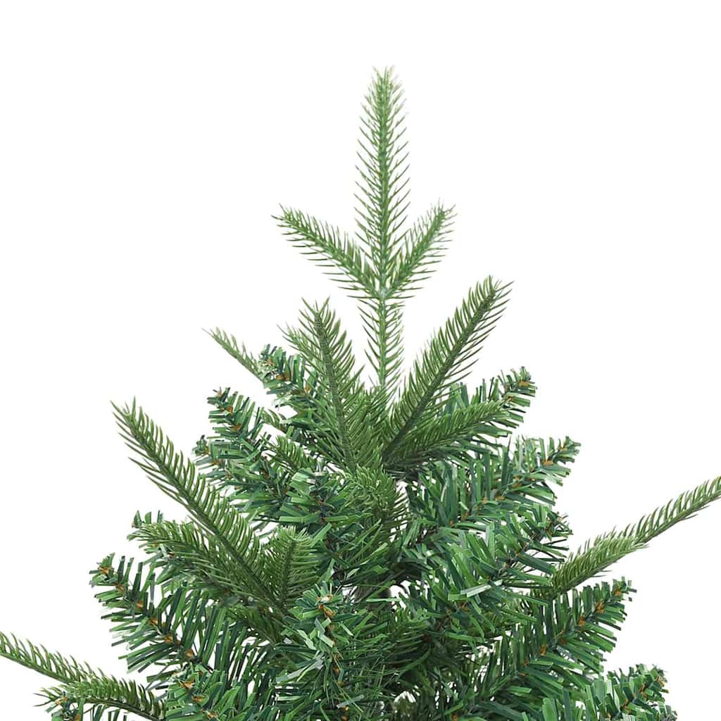 vidaXL Kunstmatige Voorverlichte Kerstboom met Ballenset Groen 150 cm