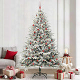 vidaXL Kunstmatige Voorverlichte Kerstboom met Ballenset Groen 150 cm