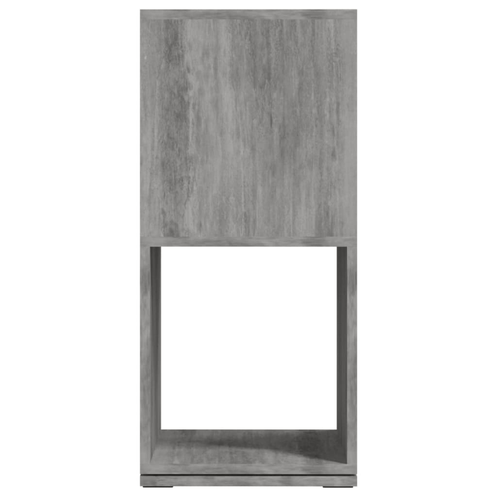 vidaXL Draaikast 34,5x34,5x75,5 cm spaanplaat wit