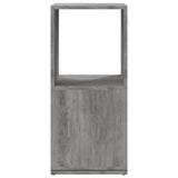 vidaXL Draaikast 34,5x34,5x75,5 cm spaanplaat wit