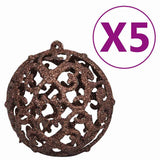 vidaXL Kunstmatige voorverlichte kerstboom met ballenset Groen 120 cm
