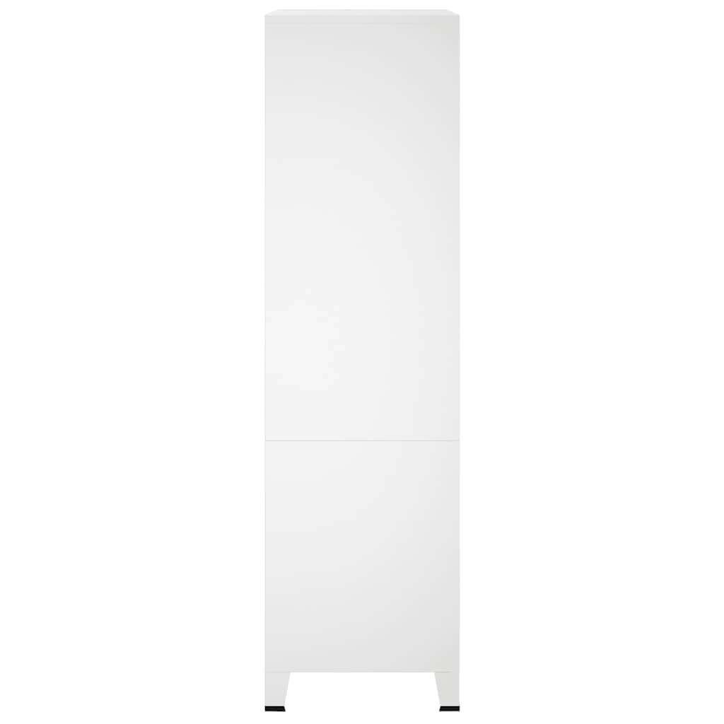 vidaXL Industrial Wardrobe 90x50x180 cm Metal Black