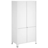 vidaXL Industrial Wardrobe 90x50x180 cm Metal Black