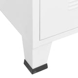 vidaXL Industrial Wardrobe 90x50x180 cm Metal Black