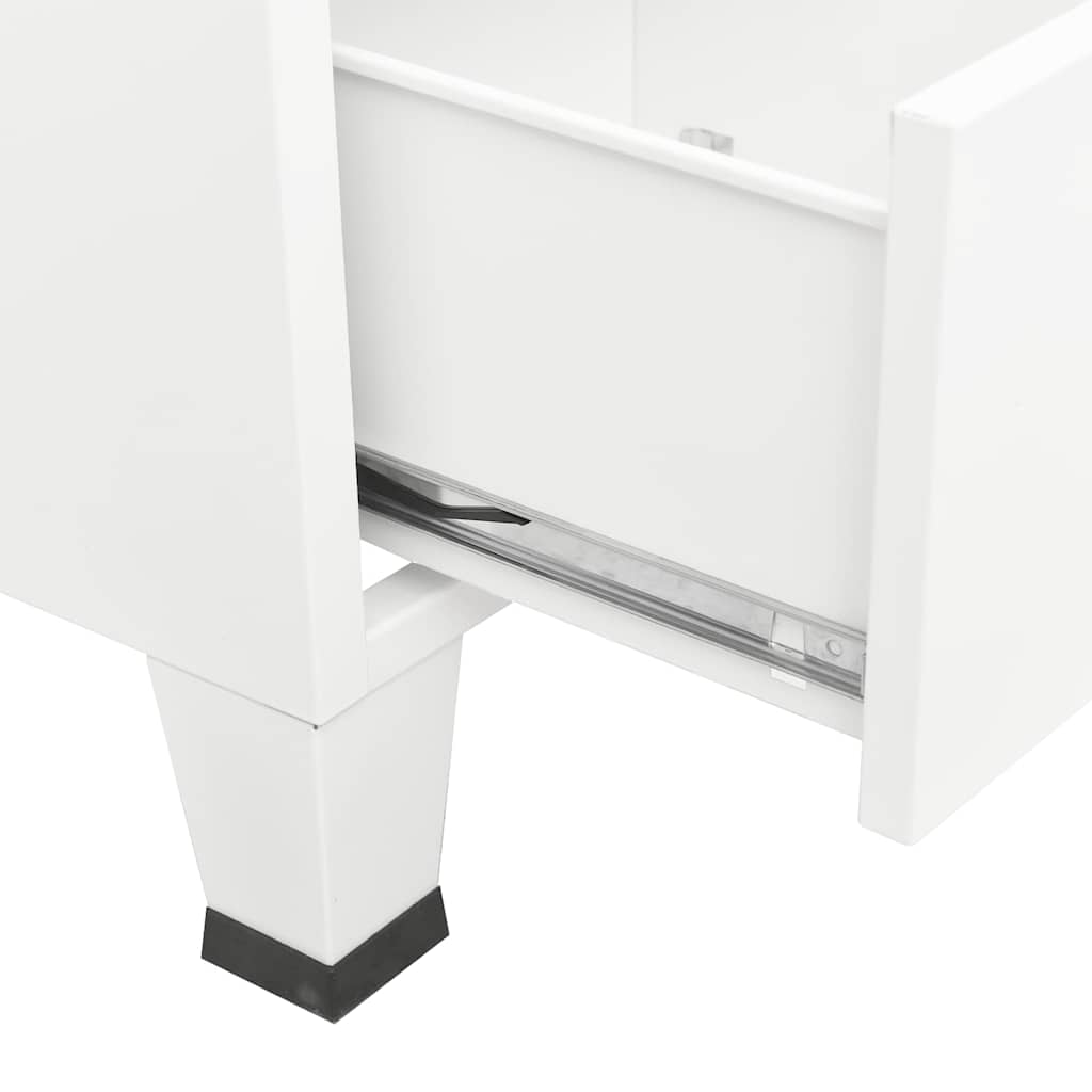 vidaXL Industrial Wardrobe 90x50x180 cm Metal Black