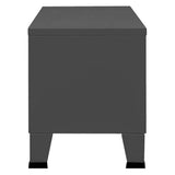 vidaXL Tv-meubel industrieel 105x35x42 cm metaal zwart