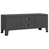 vidaXL Tv-meubel industrieel 105x35x42 cm metaal zwart