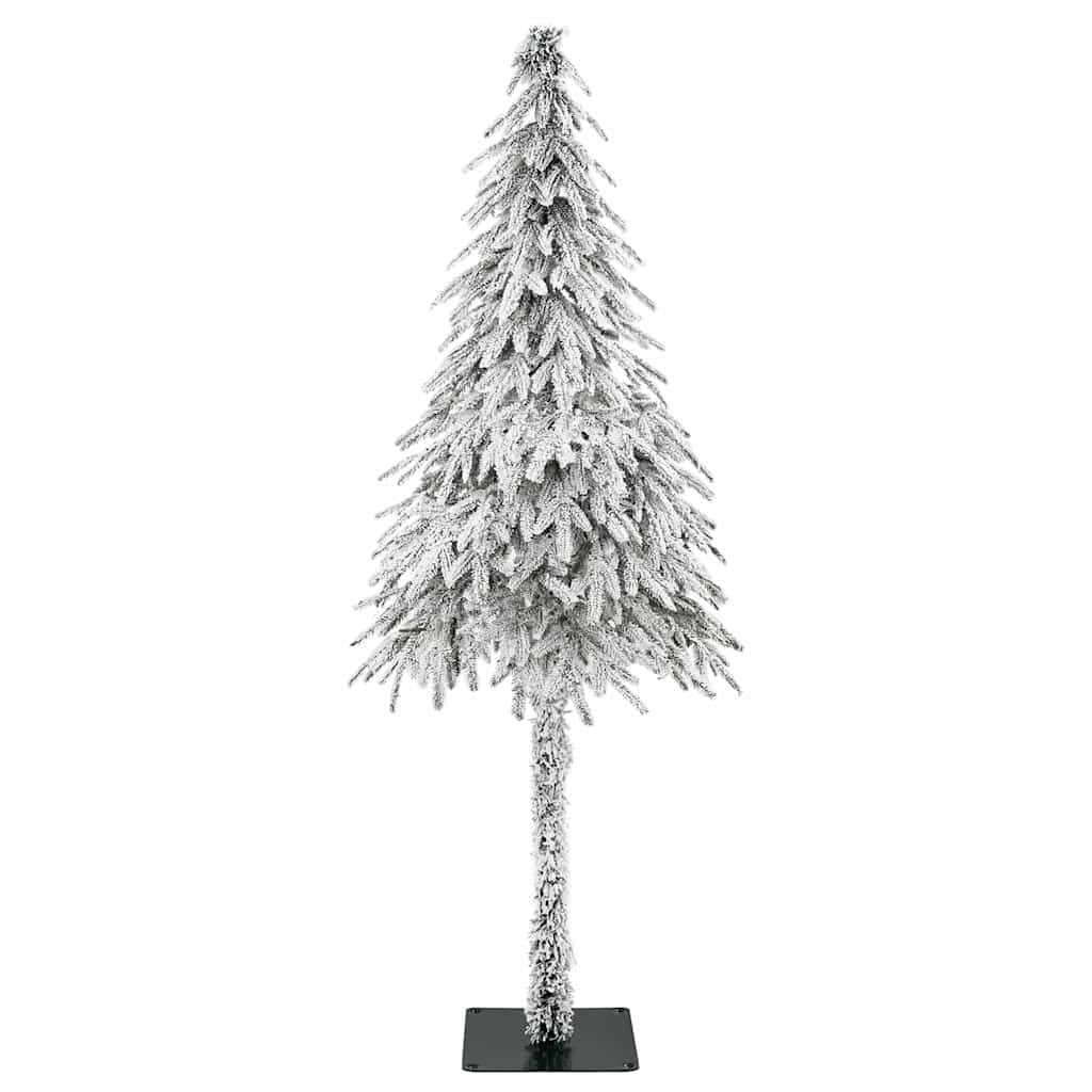 vidaXL Christmas Tree with 300 LED Lights and Stand White 180 cm PE and Steel