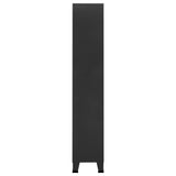 vidaXL Boekenkast industrieel 80x32x180 cm staal wit