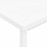 vidaXL Industrial Desk with Drawers 105x52x75 cm Steel White