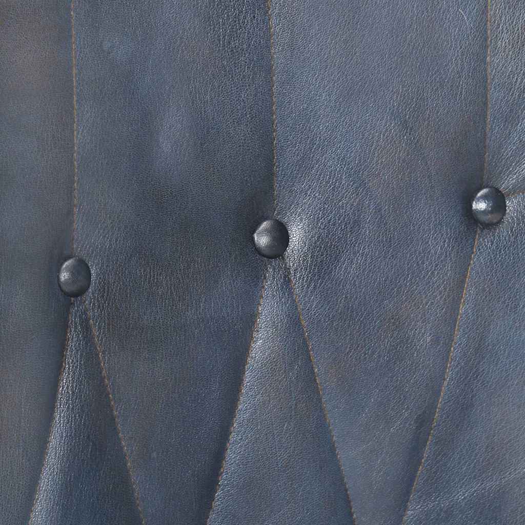 vidaXL Armchair real leather grey