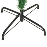 vidaXL Ondersteboven Kunstmatige Voorgelichte Kerstboom Groen 180 cm