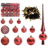 vidaXL Kunstkerstboom met 300 LED Wit 180 cm PVC en Staal en Kunststof