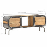 vidaXL Tv-meubel 110x30x42 cm massief mangohout