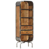 vidaXL Hoge kast 40x30x126 cm massief mangohout