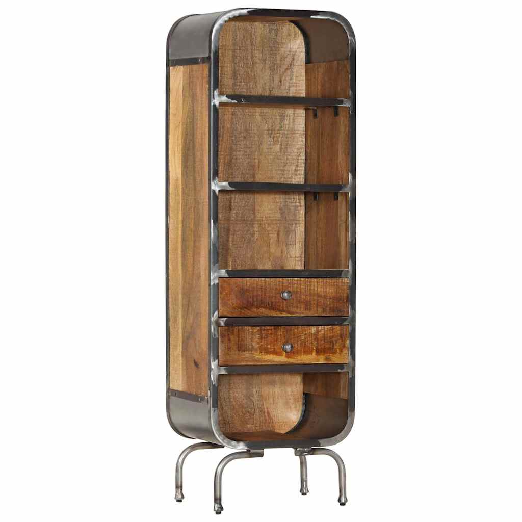vidaXL Hoge kast 40x30x126 cm massief mangohout