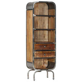 vidaXL Hoge kast 40x30x126 cm massief mangohout