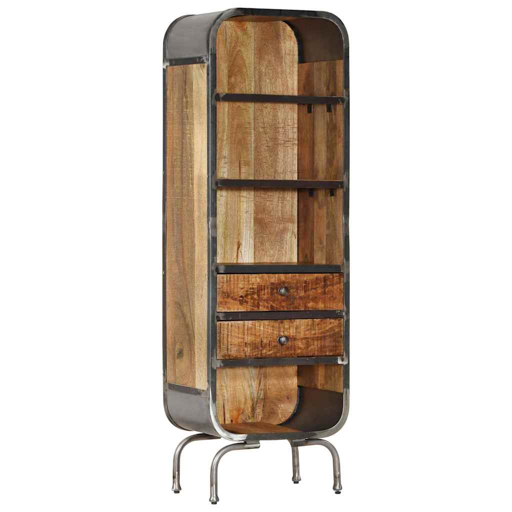 vidaXL Hoge kast 40x30x126 cm massief mangohout