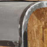 vidaXL Hoge kast 40x30x126 cm massief mangohout