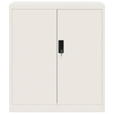 vidaXL Archiefkast 79x40x90 cm staal wit