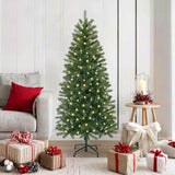 vidaXL Kunstkerstboom met 150 LED met standaard Groen 120 cm PE en PVC