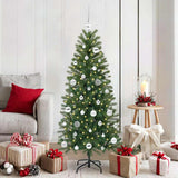 vidaXL Kunstkerstboom met 150 LED met standaard Groen 120 cm PE en PVC
