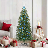 vidaXL Kunstkerstboom met 150 LED met standaard Groen 120 cm PE en PVC