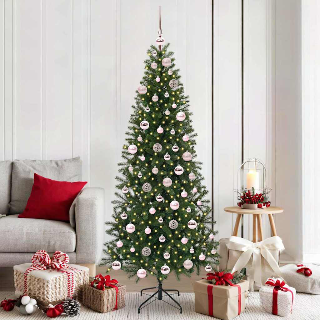 vidaXL Kunstkerstboom met 150 LED met standaard Groen 120 cm PE en PVC