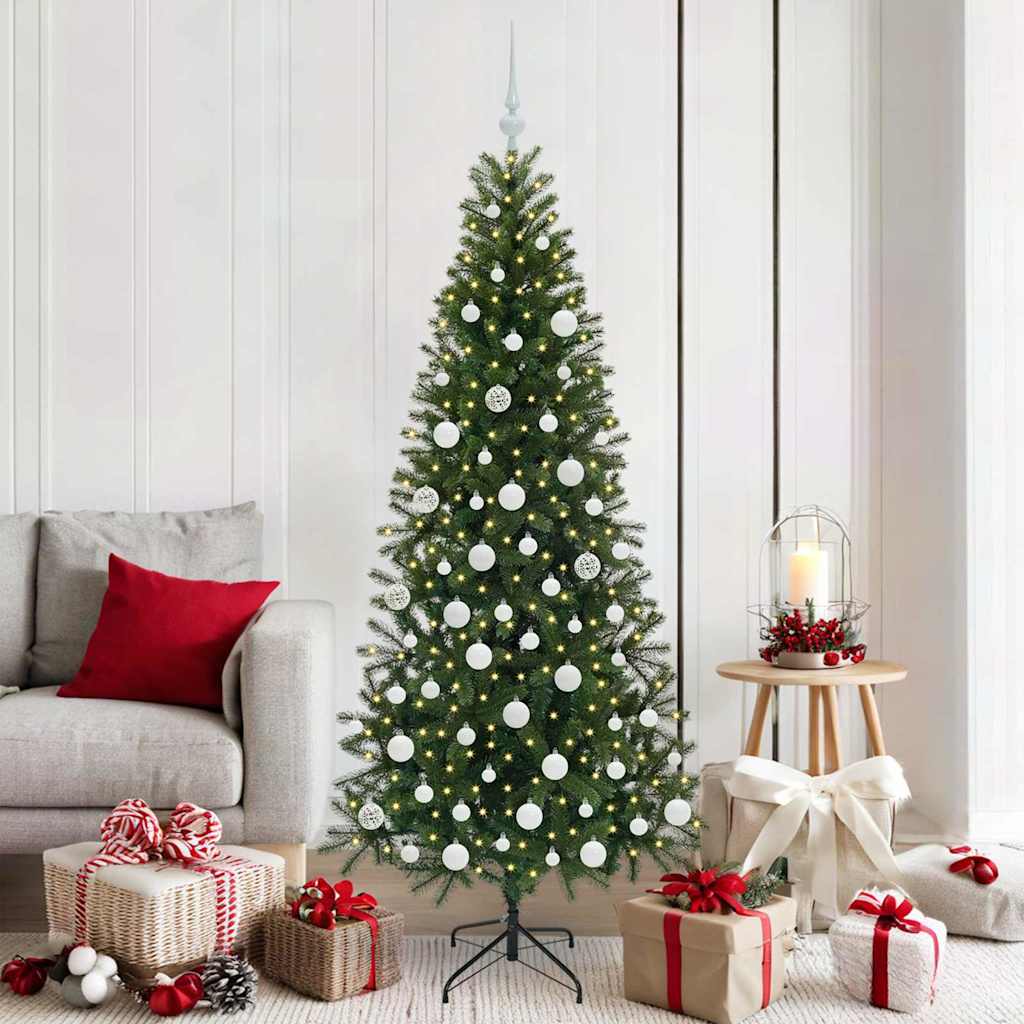 vidaXL Kunstkerstboom met 150 LED met standaard Groen 120 cm PE en PVC