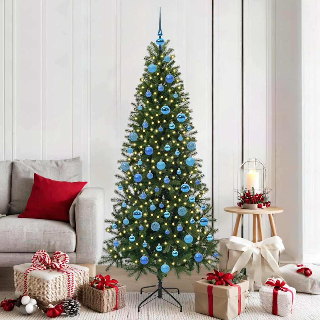 vidaXL Kunstkerstboom met 150 LED met standaard Groen 120 cm PE en PVC