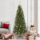 vidaXL Kunstkerstboom met 150 LED met standaard Groen 120 cm PE en PVC