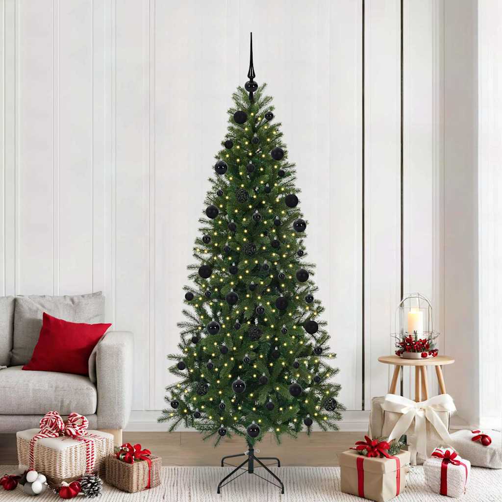 vidaXL Kunstkerstboom met 150 LED met standaard Groen 120 cm PE en PVC