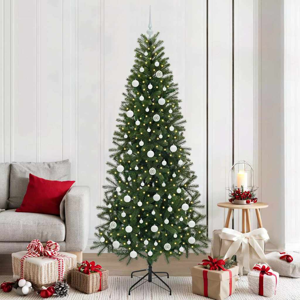 vidaXL Kunstkerstboom met 150 LED met standaard Groen 120 cm PE en PVC