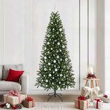 vidaXL Kunstkerstboom met 150 LED met standaard Groen 120 cm PE en PVC