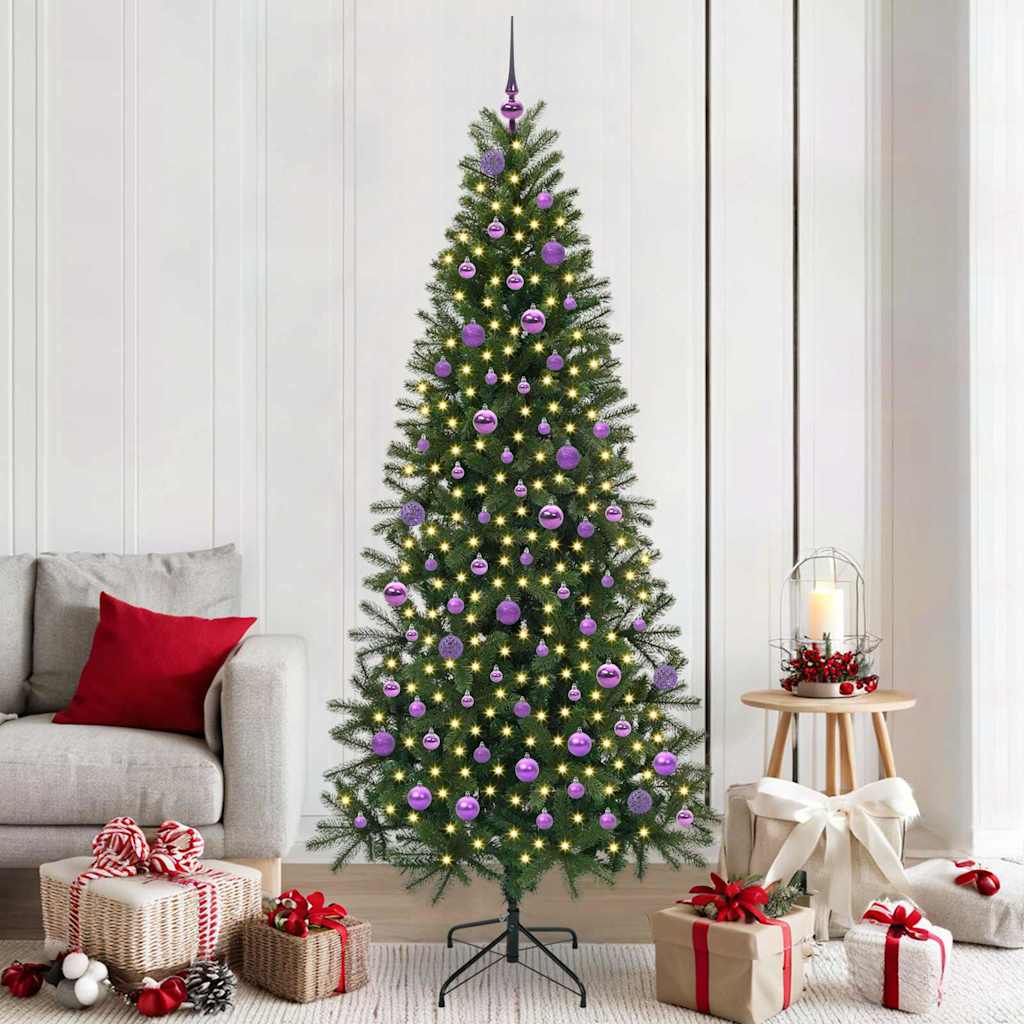vidaXL Kunstkerstboom met 150 LED met standaard Groen 120 cm PE en PVC